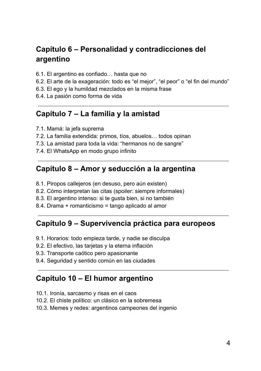 Manual para sobrevivir a un argentino